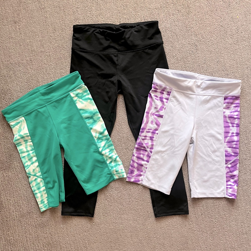 Back to School BUNDLE! NWOT Nike Bike Shorts + Leggings Size Large XL Girls Teen